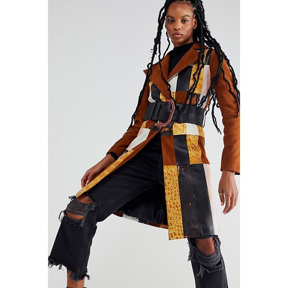 New Free People Dancassab Angela Coat Size Large